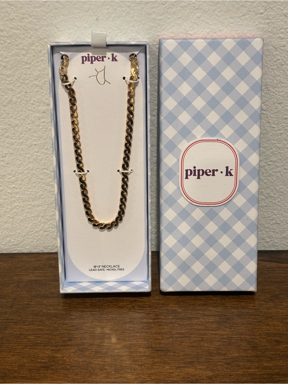Piper·k Gold-Tone Curb Chain Necklace